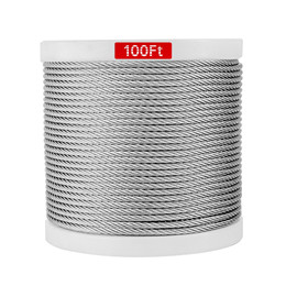 100fts stainless steel cable