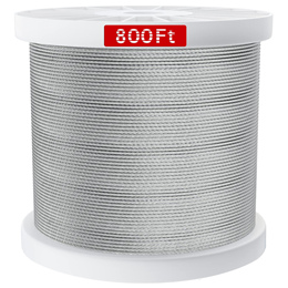 800fts 7x19 stainless steel cable