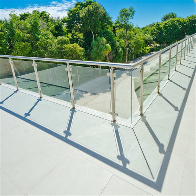 Metal Framed Glass Railing