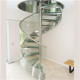 Space saving spiral stairs