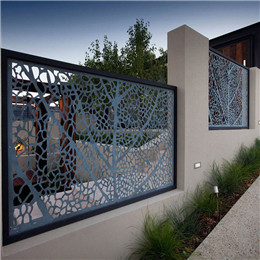 Laser cut balcony panels