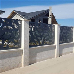 Metal laser cut fence panels
