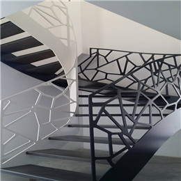 Laser cut stair railing