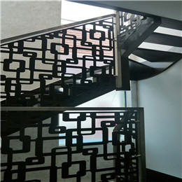 Laser cut staircase balustrade