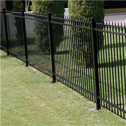 Wrought iron fence panels