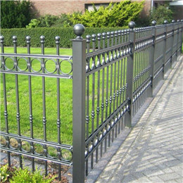 Wrought iron garden edging