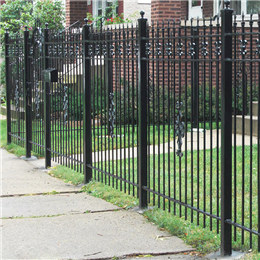 Cast iron garden fence