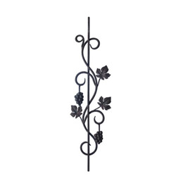 Decorative iron balusters