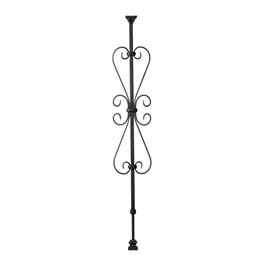 Decorative iron spindles