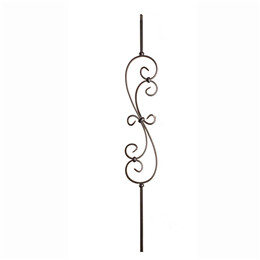 Metal stair balusters