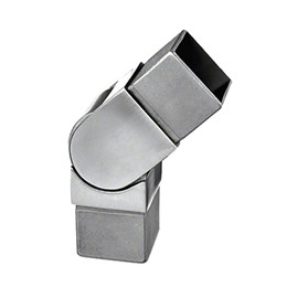 Stainless steel square tube adjustable connector