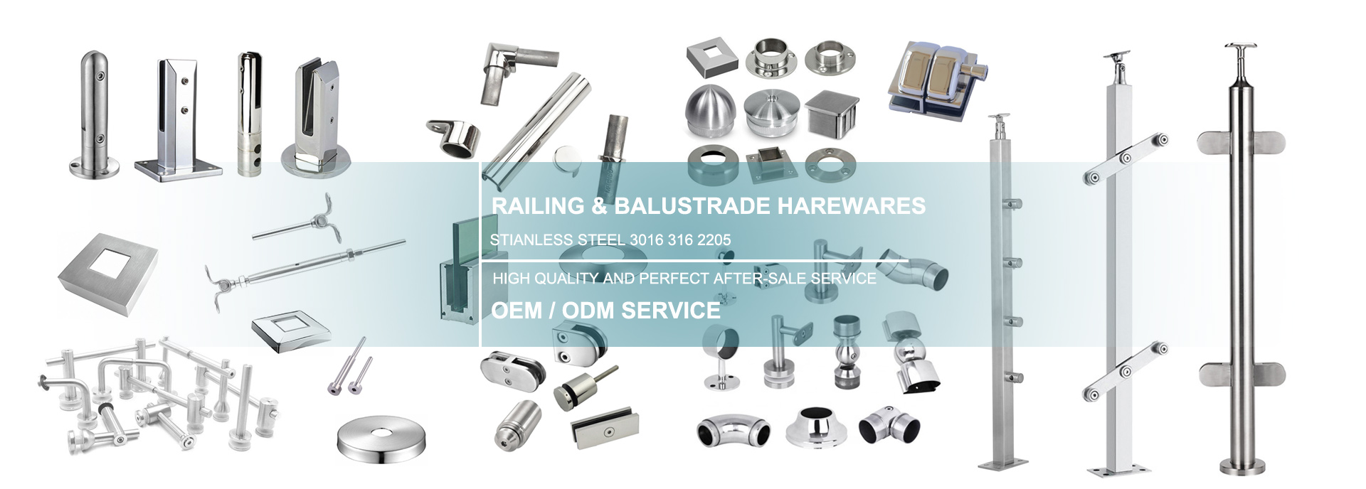 Railing Balustrade Stainless Steel Handrail Fitting Supplier