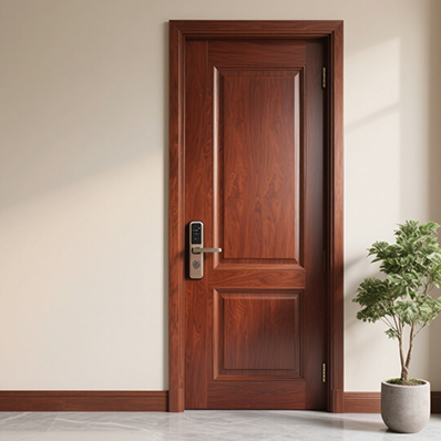 Interior Red Oak Wood Door