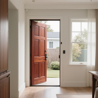 Red Oak Wood Door