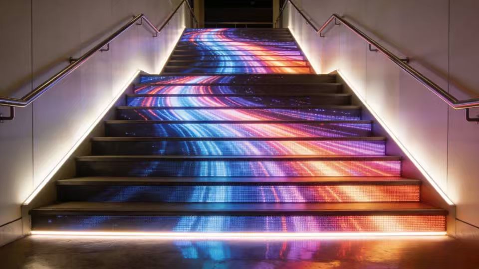 LED Display Staircase